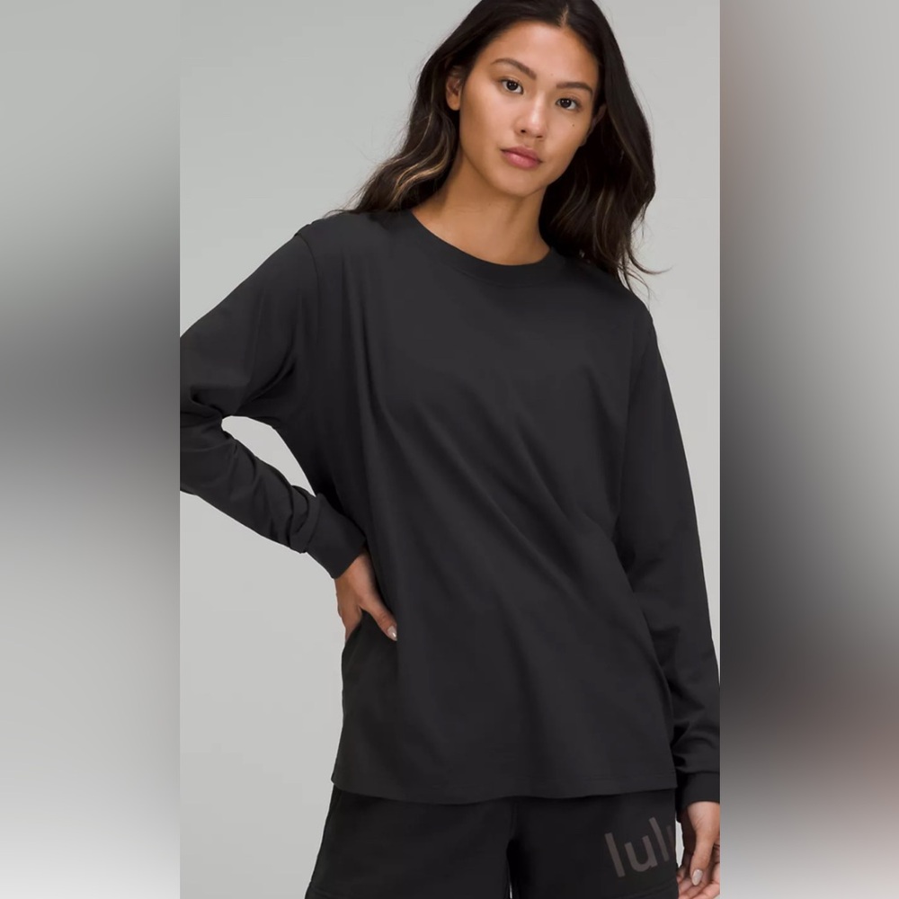 All Yours Long Sleeve-Shirt black  size zero lululemon athletica